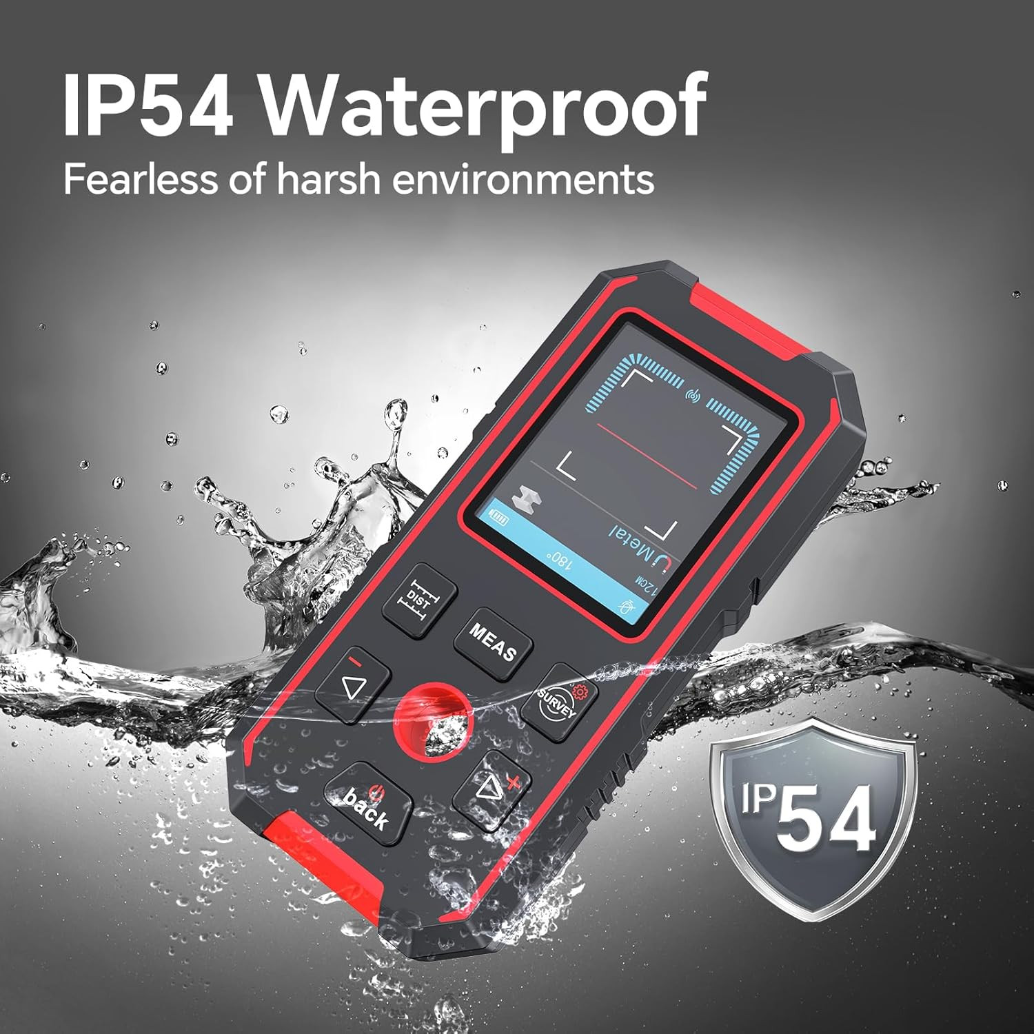 Stud Finder Wall Scanner, 3 in 1 Stud Finder & Laser Distance Meter & Digital Le