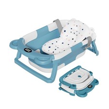TPN Collapsible Baby Bathtub for Infants to Toddler with Real-time ... Fast Ship