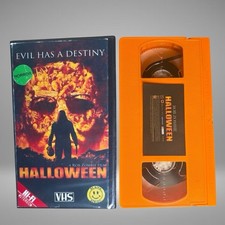 Rob Zombie Halloween 1  ORANGE VHS custom Art Work Movie . Michael Myers Neca
