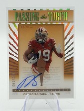 2022 Clearly Donruss Deebo Samuel Passing The Torch On-card Auto  /199
