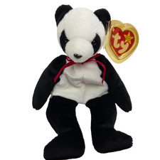 TY Beanie Baby - FORTUNE the Panda Bear (8 inch) - NWT Stuffed Animal Toy
