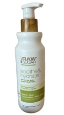 RAW SUGAR  SENSITIVE SKIN BODY LOTION Green Tea + Cucumber 18fl oz