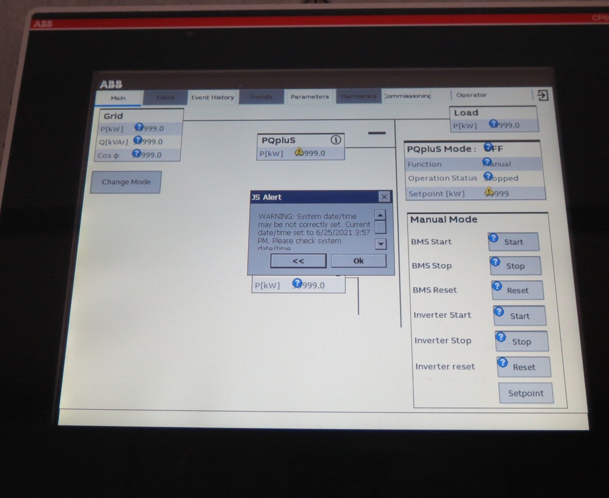 R200891 ABB Automation CP651 10.4" Industrial Touchscreen Control Panel 24v