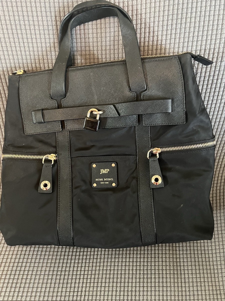 【HENRI BENDEL】Jetsetter 3way BACKPACK Henri Bendel Jetsetter 3 Way Convertible Backpack Black w