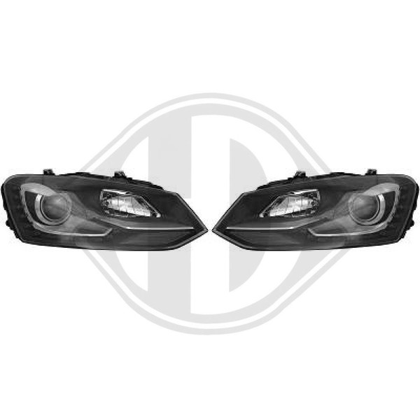 2206786 Scheinwerfer Satz FüR Vw Polo V (6R1, 6C1)-image