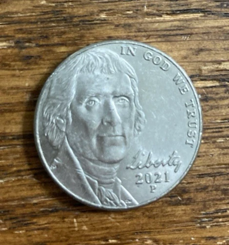 2021-P Jefferson Nickel — photo from the most recent tracked eBay sale
