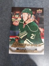 Gustav Olofsson Young Guns Canvas Minnesota Wild 2015-2016 