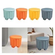 Storage Ottoman Multifunctional Vanity Seat for Bedroom Balcony Living Room