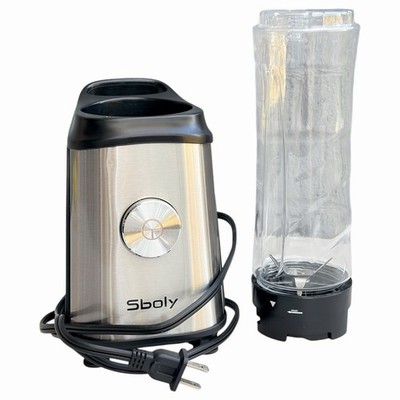 Sboly Personal Blender - Stainless Steel 600ml Smoothies No Lid