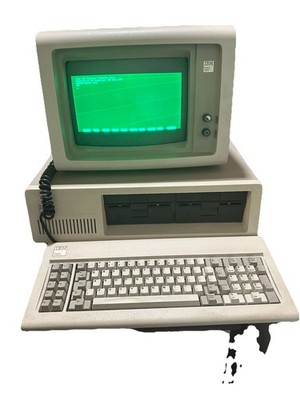 IBM 5151 Monitor, 5150 Computer & Original Keyboard! Works! Original Set Up 1981