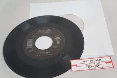 Sir Mix A Lot Baby got Back/ Cake Boy DEF AMERICAN 45 RAP 1992  Original 7'' EX
