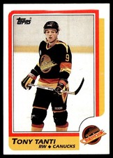 1986-87 Topps Tony Tanti Vancouver Canucks #120