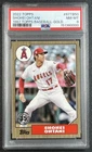 SHOHEI OHTANI PSA 8 2022 TOPPS 1987 BASEBALL 35TH ANNIVERSARY GOLD 43/75 ANGELS
