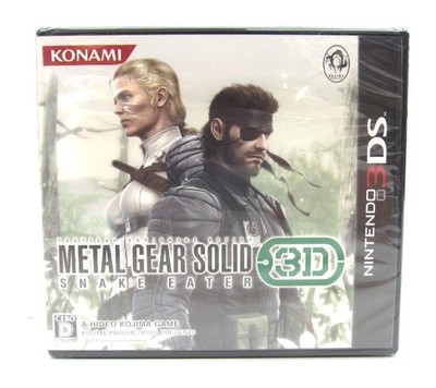 Metal Gear Solid Snake Eater 3D Nintendo 3DS New Sealed Japan