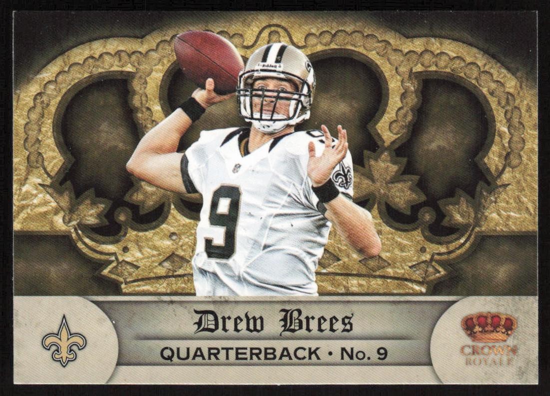 2012 Panini Crown Royale Drew Brees #96 New Orleans Saints