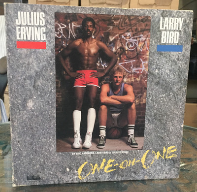 Julius Erving and Larry Bird Go One On One Commodore 64 C64 Complete VG