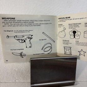 Vintage Nintendo NES The Adventures Of Bayou Billy Instruction Manual Only 