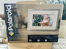 SALE NEW Polaroid 7" Hi Resolution Digital Picture Frame - SILVER PDF-700SL