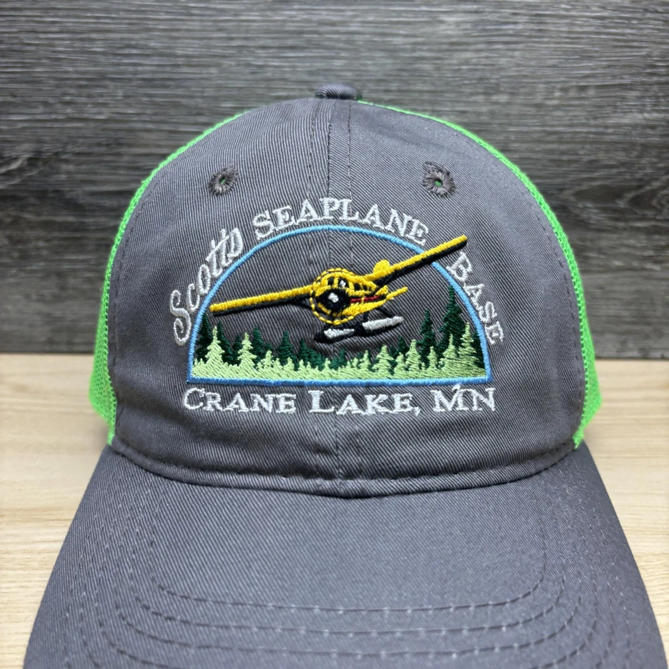 Кепка Scott's Seaplan основание кепка ремень сзади один размер водитель грузовика кран озеро MN мужская - Изображение 2 из 4
