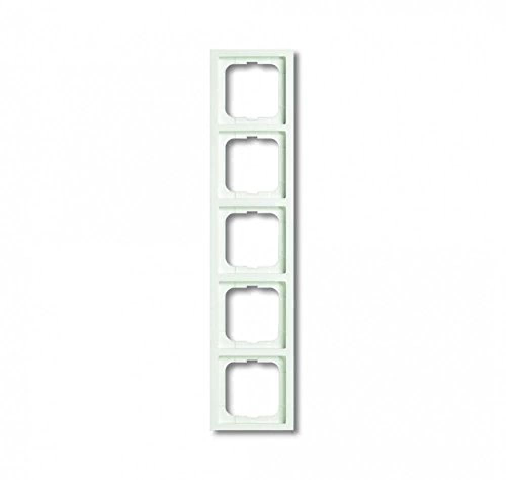 Busch-Jaeger 1725-884K future linear-Rahmen 5fach studioweiÃ? matt - NUOVO