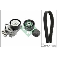 Keilrippenriemensatz FüR Peugeot 206 2A 2D 2E 1.1 1.4 1.6 05 Bis 07 INA Teil Neu