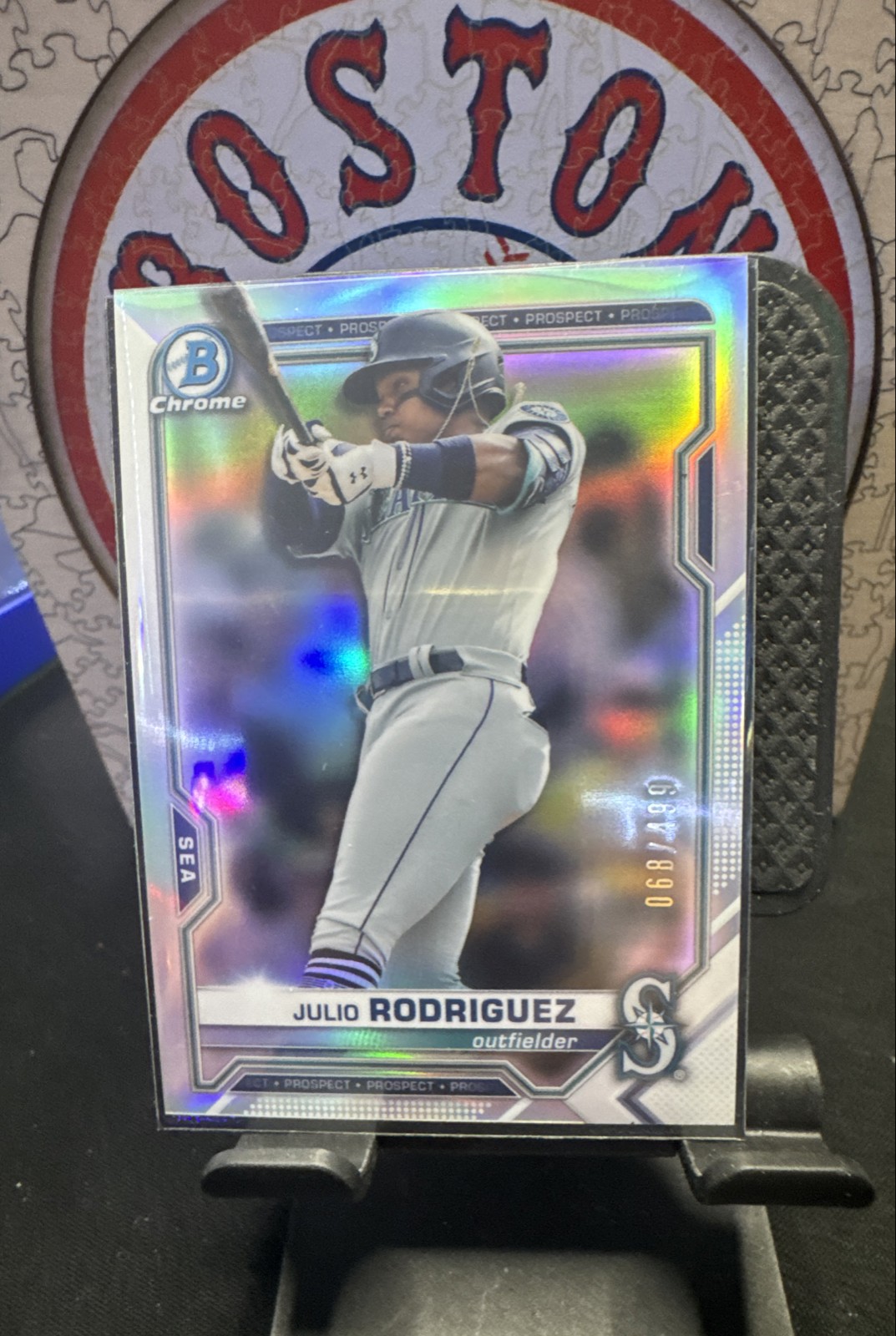 2021 Bowman Chrome - Prospects Julio Rodriguez #BCP-231 Refractor /499 (RC)