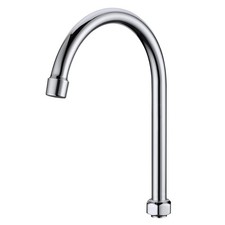 8 Inch Gooseneck Commercial Sink Faucet Swivel Spout Replacement Stainless St...