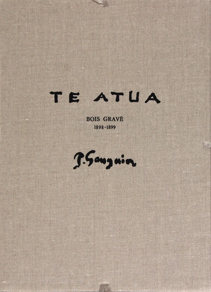 Paul Gauguin "TE ATUA" 1899 Rare Woodcut on Japon ed.100 in port. case mint — 第 2/2 张图片