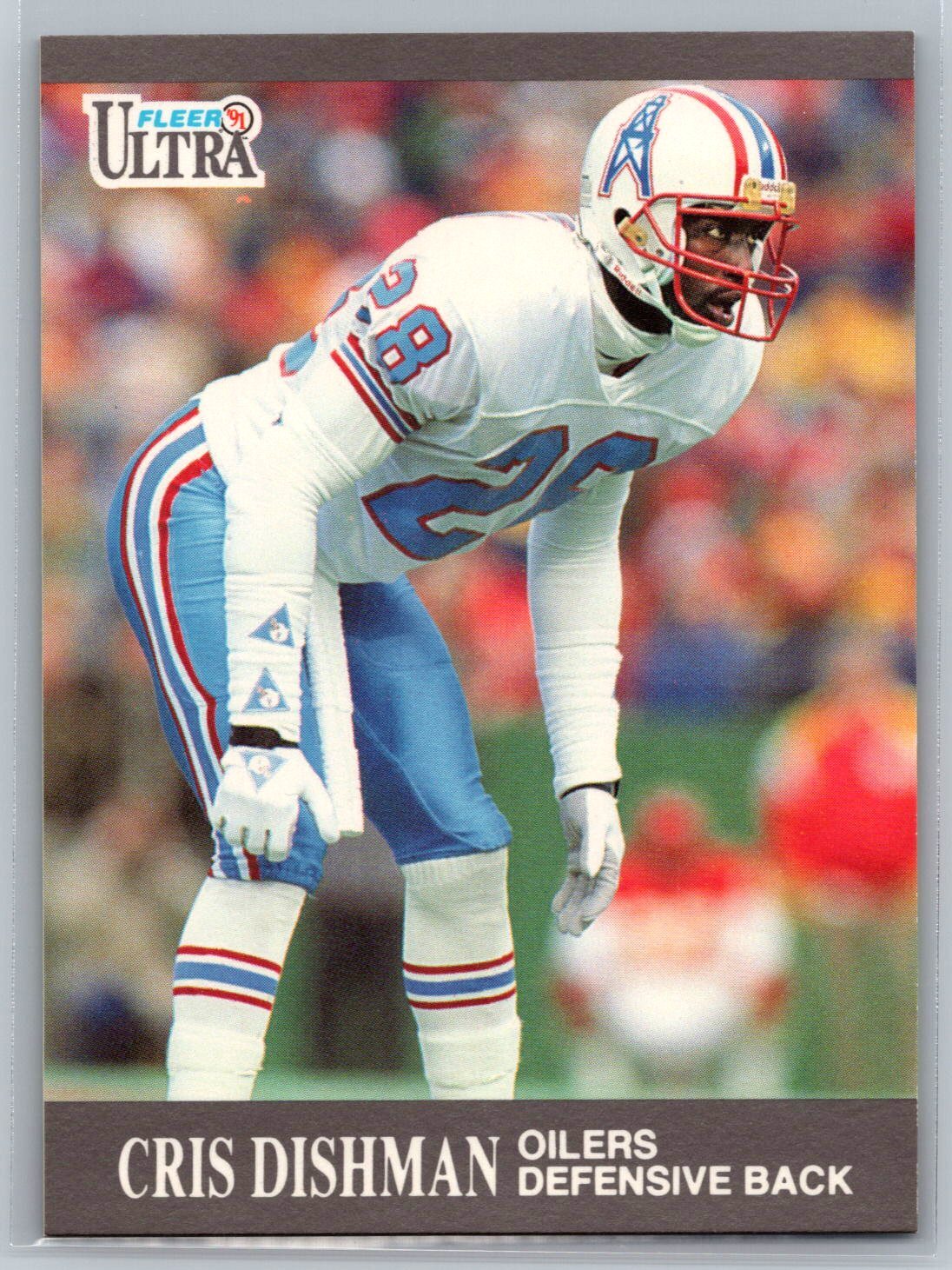 Cris Dishman 1991 Ultra FOOTBALL #45 Houston Oilers RC