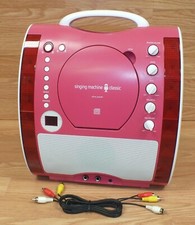 Singing Machine Classic SML343P Pink Karaoke Machine Only  READ 