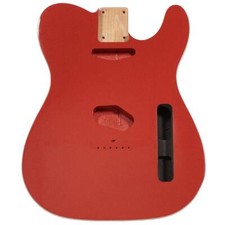 Dakota Red Body Telecaster Compatible Guitar Body - 2 Piece USA Alder