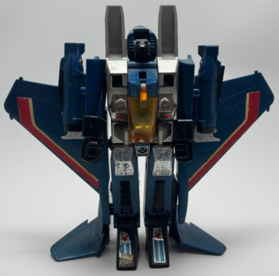 Vintage G1 Transformers Decepticon Jets - Thundercracker *Pre Rub - NO STAMP*