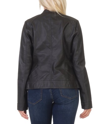 Only Faux Leather Jacket #15081400 Black 36 online kaufen | eBay 