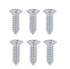 Chrome Sunvisor Support Bracket Screw Set 1970-1981 Firebird/Trans AM & Camaro