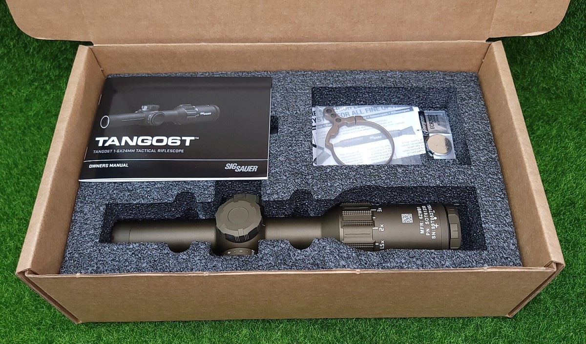 Sig Sauer TANGO6T 1-6x24mm Riflescope w/ SFP FL-6 Hellfire Reticle