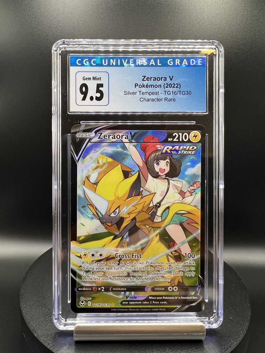 Pokemon Silver Tempest TG16/TG30 ZERAORA V CGC Gem Mint