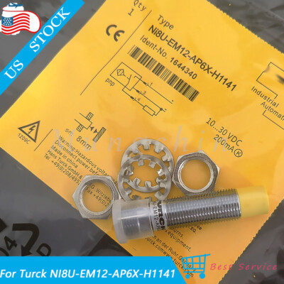 New For Turck NI8U-EM12-AP6X-H1141 Proximity Switch Sensor 8mm10-30VDC 200mA