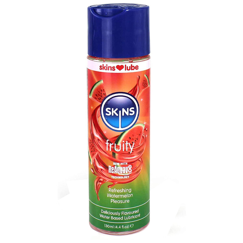 Skins Fruity Watermelon Lubrificante Acqua Base Aromatizzato Naturale Gusto