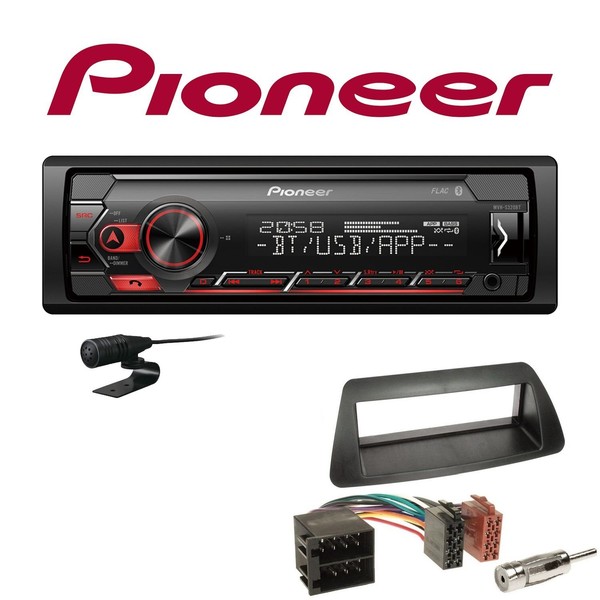 Pioneer 1-DIN Bluetooth Autoradio Android USB FüR Fiat Bravo 1995-2001-image