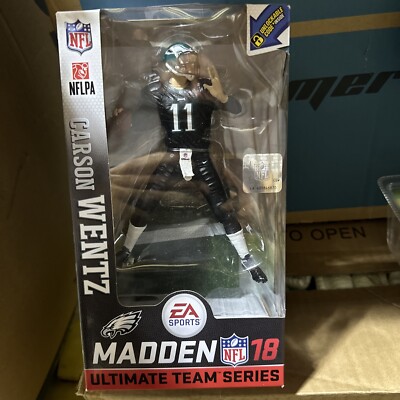 Madden Ultimate Team NFL 18 Series 1 CARSON WENTZ McFarlane Action Figure NIB