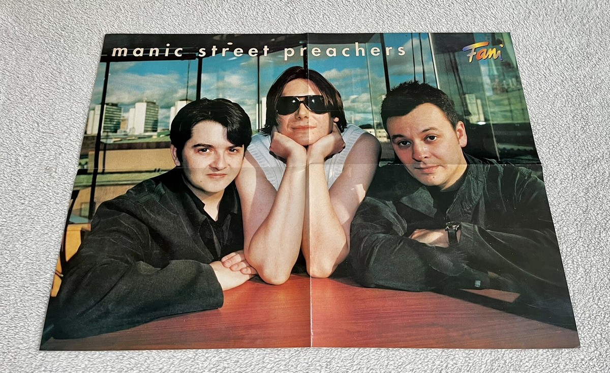 Manic Street Preachers 1990s Rock Poster Italian Music Magazine
