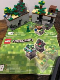 LEGO MINECRAFT  #21102 - Vaulted - Used In Excellent Cond. With Box & Manuals