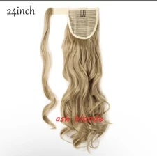 S-noilite Synthetic 23" Long Wavy Clip In Hair Tail...