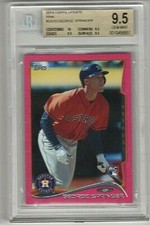2014 Topps Update George Springer Pink /50 BGS 9.5 Blue Jays Astros