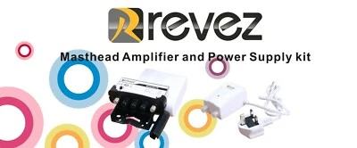 Revez High Gain UHF Variable Masthead 1-25dB Amp Kit - LTE