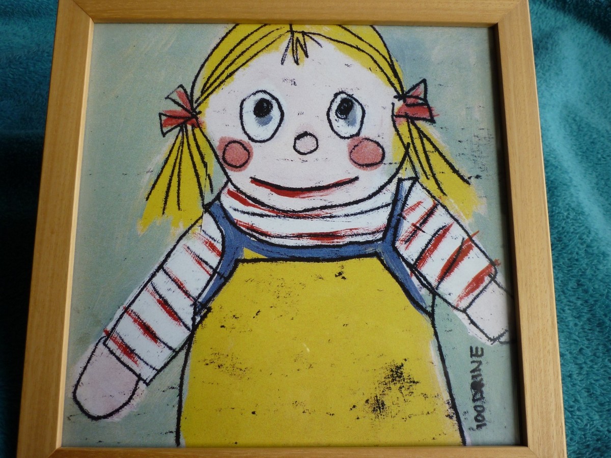 Cadres Déco Enfant 100DRINE - 27x27 Cm - Bois Multicolore - Humour - Chambre D'enfant