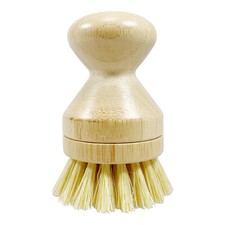 JuneLily Eco Friendly Short Sisal Dish Brush for Kitchen Bathroom Dishwashing