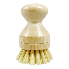 JuneLily Eco Friendly Short Sisal Dish Brush for Kitchen Bathroom Dishwashing