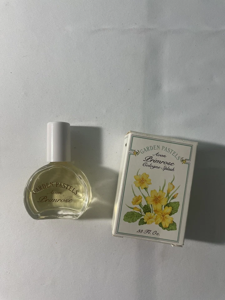 1989 Vintage Avon Garden Pastels Primrose Cologne Perfume Splash New In Box - Image 2 of 3