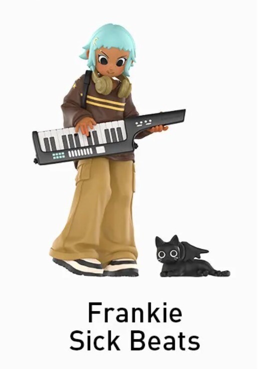 POP MART Peach Riot Rise Up Series Figure Frankie Sick Beats New